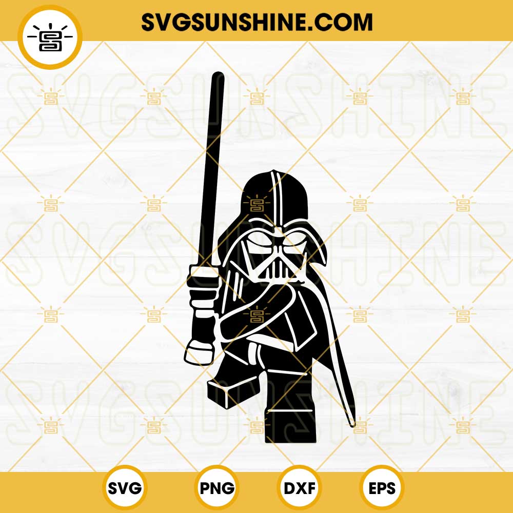 Darth Vader Lego SVG, Star Wars SVG, Lord Vader SVG PNG DXF EPS Cricut Files