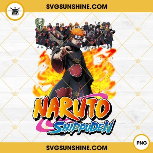 Naruto Shippuden Yahiko Akatsuki PNG, Naruto PNG, Anime PNG Sublimation Design