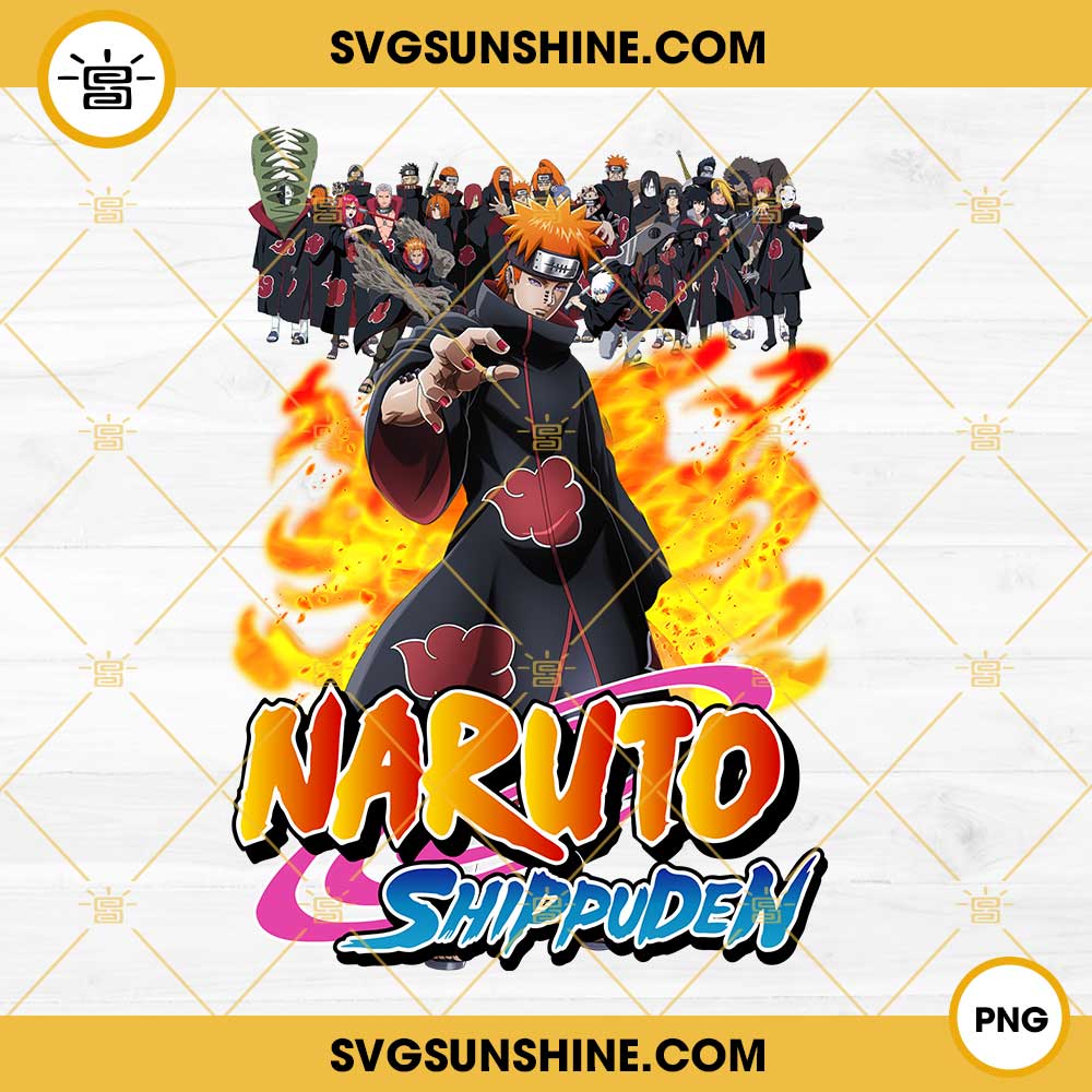 Akatsuki svg, Naruto Svg, Naruto Shippuden Akatsuki svg, svg file