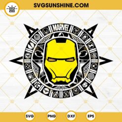 Iron Man Vintage SVG, Avenger Marvel SVG PNG DXF EPS Cricut