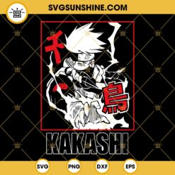 Kakashi Chidori SVG, Naruto Shippuden SVG PNG DXF EPS Cricut