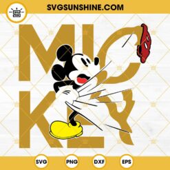 Mickey Mouse SVG, Mickey Mouse 3D SVG PNG DXF EPS Cricut