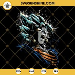 Vegito Super Sayan SVG, Dragon Ball Super SVG PNG DXF EPS Cricut