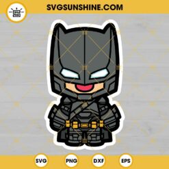 Batman SVG, Batman And Super Man DC Chibi SVG PNG DXF EPS Cricut