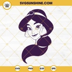 Jazmin Disney SVG, Jasmine Aladdin SVG PNG DXF EPS Cricut