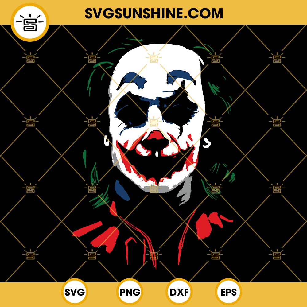 Joker SVG, Joker Batman DC SVG PNG DXF EPS Cricut