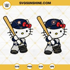 Hello Kitty Cleveland Guardians SVG, Kitty Guardians SVG PNG DXF EPS