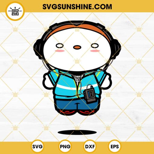 Hello Kitty Max Mayfield SVG, Kitty Stranger Things SVG PNG DXF EPS Cricut