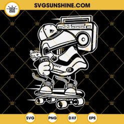Stormtrooper Hip Hop SVG, Star Wars Movies SVG PNG DXF EPS Cricut