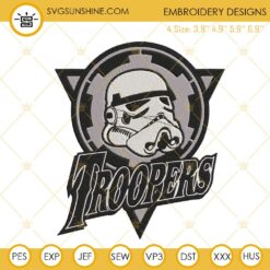 Troopers Embroidery Design, Star Wars Stormtrooper Embroidery Files