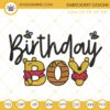 Birthday Boy Winnie The Pooh Embroidery Files, Disney Pooh Party Embroidery Designs