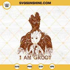 I Am Groot SVG, Marvel Guardians Of The Galaxy SVG PNG DXF EPS Cricut