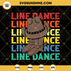 Line Dance SVG, Cowboy Boots SVG, Western Dancing SVG PNG DXF EPS Instant Download