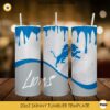 Lions Logo 20oz Skinny Tumbler Wrap Dripping PNG, Detroit Lions Tumbler Template PNG Design