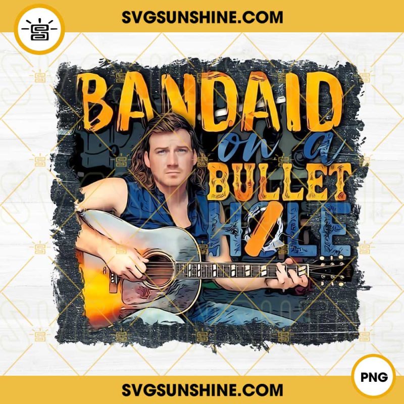 Bandaid On A Bullet Hole PNG, Morgan Wallen PNG, Country Music PNG