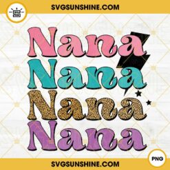 Retro Nana PNG, Mother’s Day PNG Digital Design Download