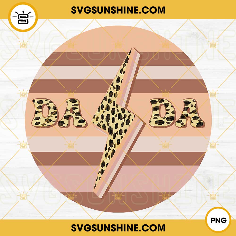 Dada Leopard Lightning Bolt PNG, Dad PNG, Daddy PNG, Father's Day PNG Dada Leopard Lightning Bolt PNG, Dad PNG, Daddy PNG, Father's Day PNG