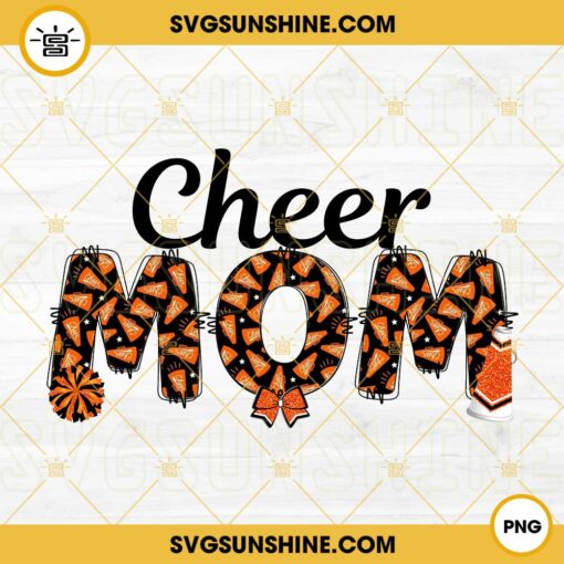 Cheer Mom PNG, Cheerleading Mom PNG, Game Day PNG, Mothers Day PNG Digital Download