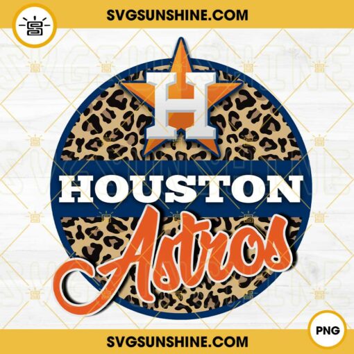 Houston Astros Leopard Logo PNG, Astros Baseball PNG, World Series PNG Download File