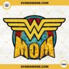 Wonder Woman Logo Mom Rose PNG, Super Hero Mom PNG, Happy Mothers Day PNG Digital Download