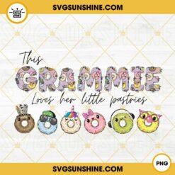 This Grammy Loves Her Little Pastries PNG, Donut PNG, Grandkids PNG, Grandma PNG, Funny Mothers Day Gift PNG