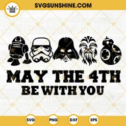 May The 4th Be With You SVG, Star Wars Family Vacation SVG PNG DXF EPS Cut Files