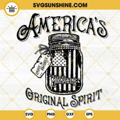 America's Original Spirit SVG, Pints And Barrels SVG, Vintage Liquor Bottles US Flag SVG, 4th Of July Drink SVG PNG DXF EPS