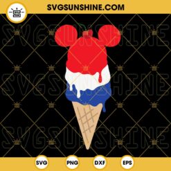 Mickey USA SVG, Mickey American Flag 4th Of July SVG, Mickey Mouse SVG