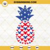 Mickey Pineapple America SVG, USA Flag Disney SVG, United States Independence SVG, 4th Of July Vacation SVG PNG DXF EPS