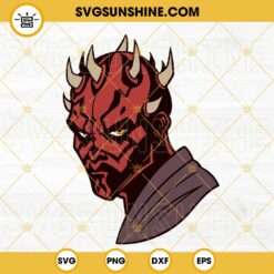 Darth Maul SVG, Dathomirian SVG, Star Wars Characters SVG PNG DXF EPS Cut Files