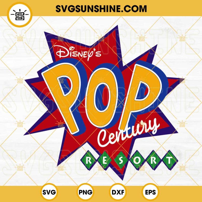 Disney's Pop Century Resort SVG, Family Vacation SVG, Disney Trip SVG