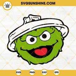 Oscar The Grouch Face SVG, Muppet SVG, Sesame Street SVG PNG DXF EPS