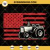 American Red Flag Tractor SVG, Farmer SVG, Patriotic SVG, 4th Of July Farm SVG PNG DXF EPS Files