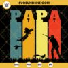 Papa Pheasant Hunting Vintage SVG, Bird Hunting SVG, Dad Hunter SVG, Fathers Day SVG PNG DXF EPS Cricut