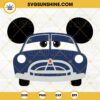 Doc Hudson Mickey Ears SVG, Disney Cars SVG, Cartoon SVG PNG DXF EPS Cricut