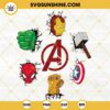 Avengers Heroes Cracked Wall SVG Bundle, Hulk SVG, Thor SVG, Iron Man SVG, Spider Man SVG, Marvel Comics SVG