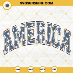 Retro America SVG, USA SVG, American Patriotic SVG, 4th Of July SVG PNG DXF EPS Cut Files