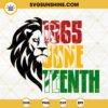 1865 Juneteenth Lion SVG, Rastafarian Lion SVG, Black Freedom Day SVG, Black History Month SVG, African American SVG PNG DXF EPS
