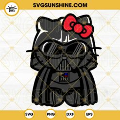 Hello Kitty Darth Vader SVG, Kitty Cat Star Wars SVG PNG DXF EPS