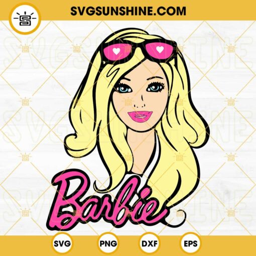 Barbie SVG, Babe Girl SVG, Pink Blonde Doll SVG, Birthday Girl SVG PNG ...