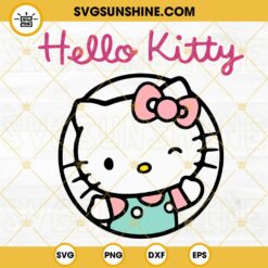 Hello Kitty Club SVG, Just Be You Kitty SVG, Cute Kitty Heart SVG