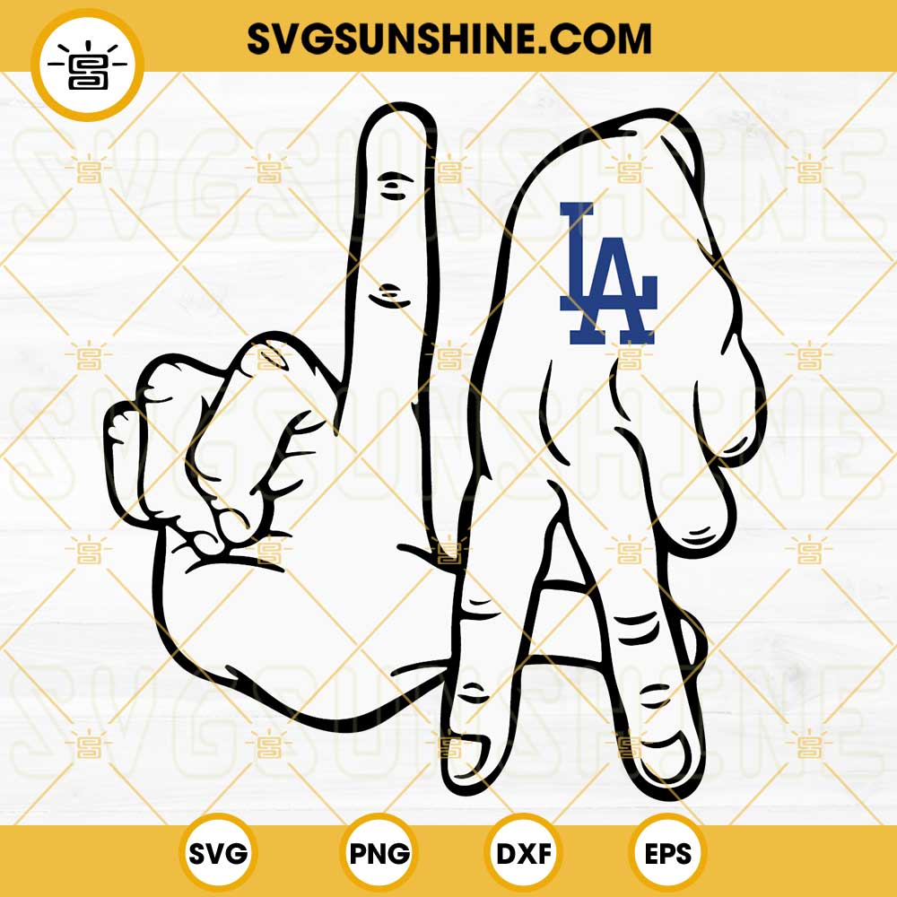Los Angeles Dodgers Mickey Hands Svg Png online in USA