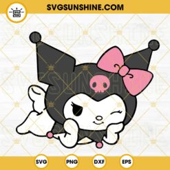 Hello Kitty Kuromi SVG, Sanrio Cartoon Character SVG PNG DXF EPS