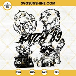 Batch 89 SVG, Rocket Raccoon And Friends SVG, Guardians Of The Galaxy Vol 3 SVG PNG DXF EPS