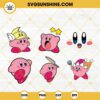 Kirby SVG Bundle, Nintendo Video Game Character SVG PNG DXF EPS Digital Download