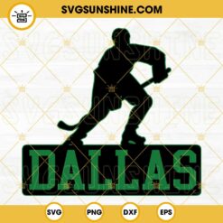 Dallas Hockey SVG, Dallas Stars SVG, Ice Hockey NHL Team SVG PNG DXF EPS Cricut