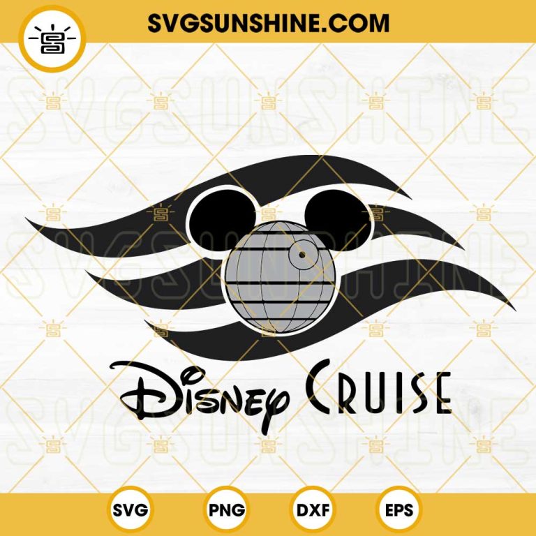 Death Star Disney Cruise Flag SVG, Mickey Mouse Death Star SVG, Disney ...