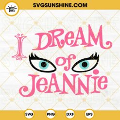 I Dream Of Jeannie SVG, Barbara Eden SVG PNG DXF EPS Cut Files