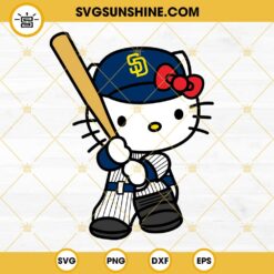 Hello Kitty San Diego Padres SVG, Kitty Padres SVG PNG DXF EPS