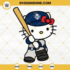 Hello Kitty Tampa Bay Rays SVG, Kitty Rays SVG PNG DXF EPS